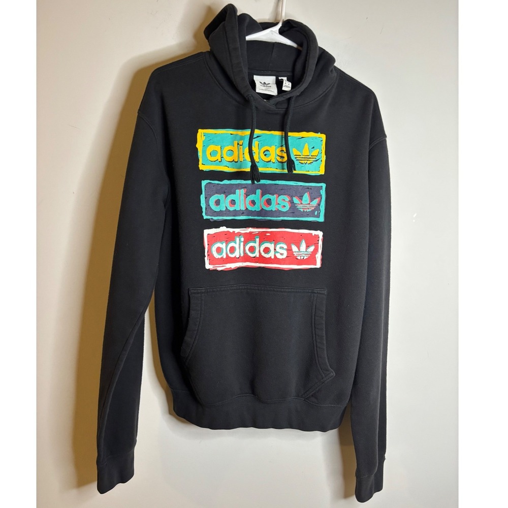 Adidas Black Hoodie Men Size M